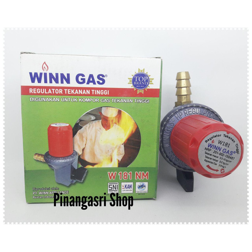 Regulator LPG Tekanan Tinggi WINN GAS W 181 M Meter / NON Meter