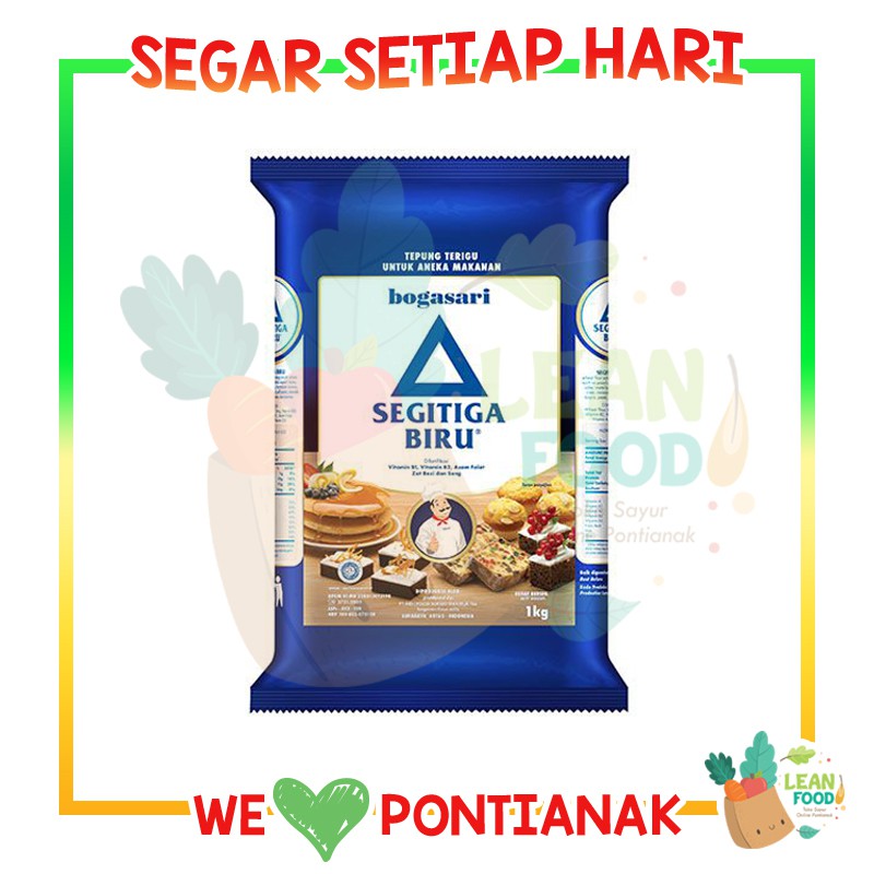 

Tepung Terigu Bogasari Segitiga Biru 1 kg