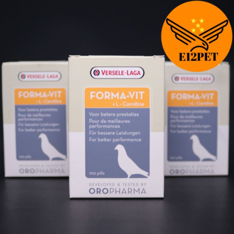 VERSELE LAGA - FORMA VIT +L CARNITINE PILLS ISI100 Performance Merpati