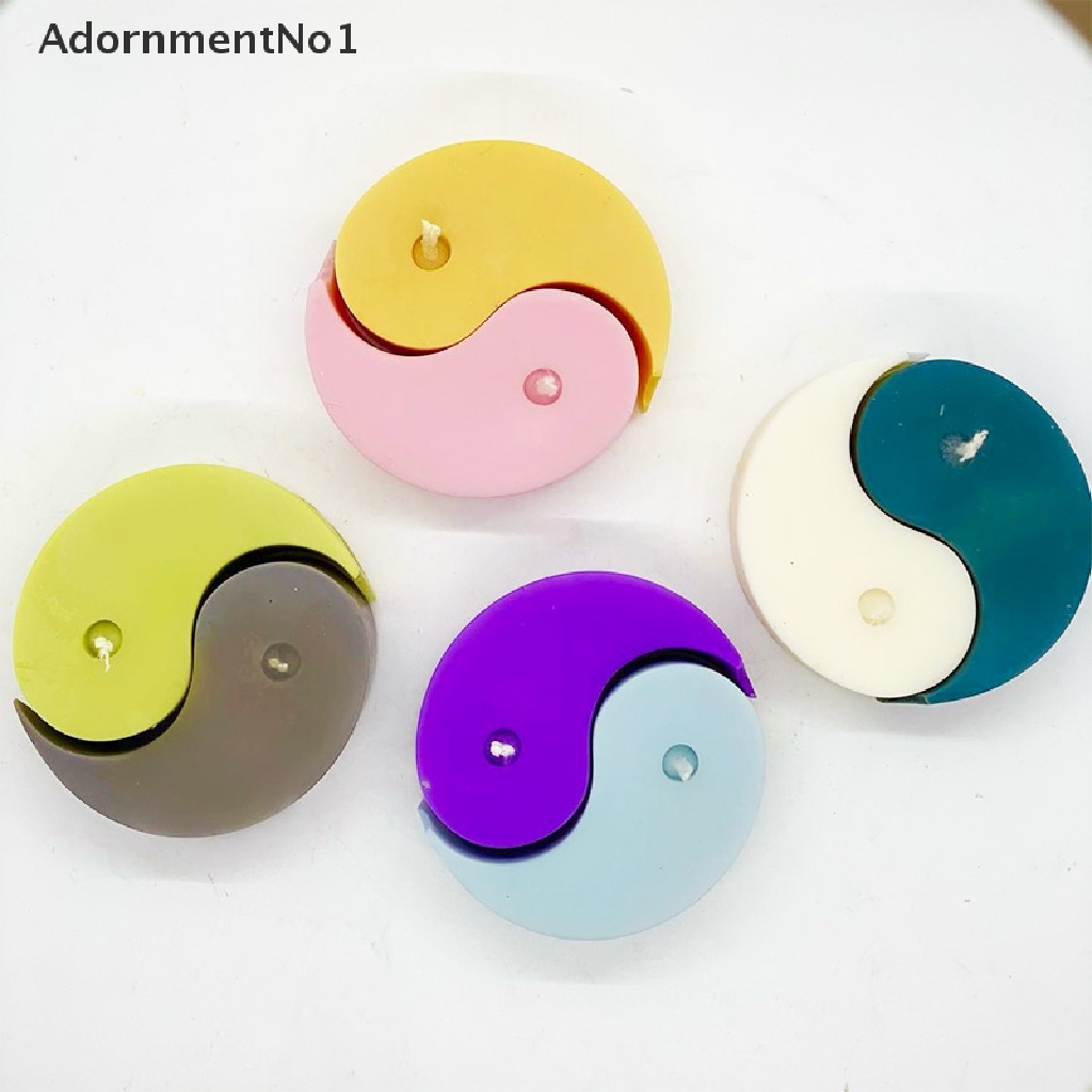 (AdornmentNo1) Cetakan Lilin Handmade Bentuk Yin Yang Bahan Silikon