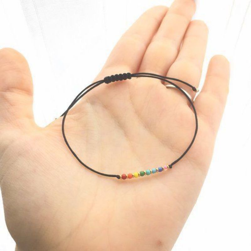 gelang tali gelang simple gelang rajut gelang simpul gelang trend gelang rainbow gelang kepang gelang simple gelang bagus gelang unik gelang tali