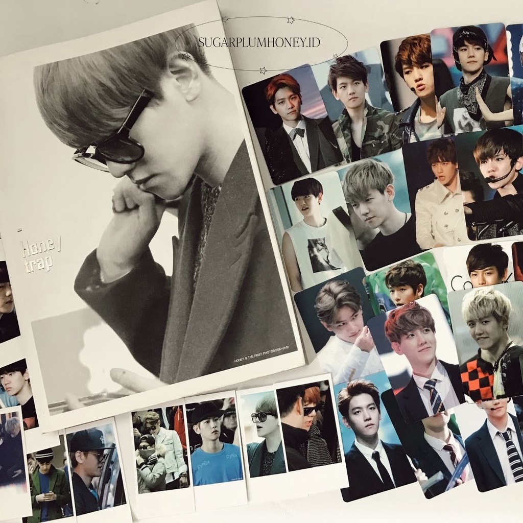 BYUN BAEKHYUN 1st PHOTOBOOK, PHOTOCARD (PC), POLAROID CARD HONEY B “HONEY TRAP”