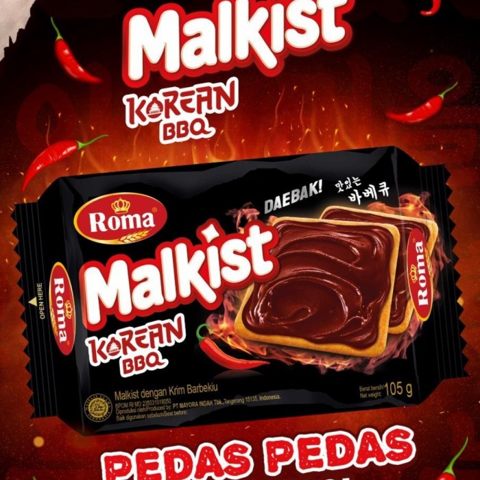 

Wafer-Biskuit- Roma Malkist 135 Gr Malkist Merah Roma Malkis - Manis -Biskuit-Wafer.