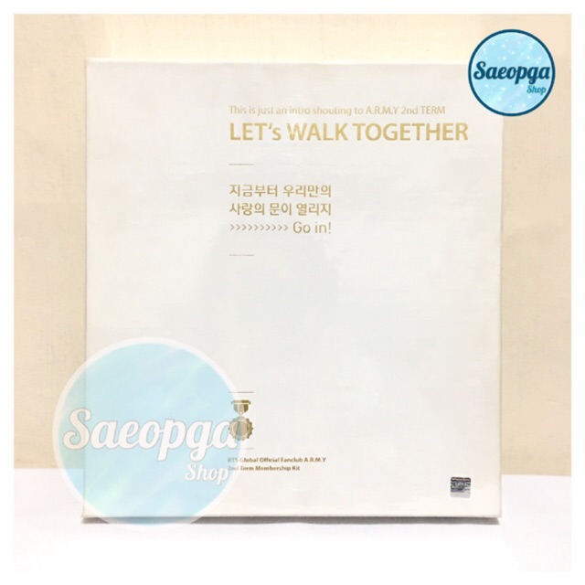 BTS - 2nd ARMY ZIP KIT 2 TERMS MEMBERSHIP FANCLUB OFFICIAL BIGHIT ENTERTAINMENT MERCHANDISE GOODS