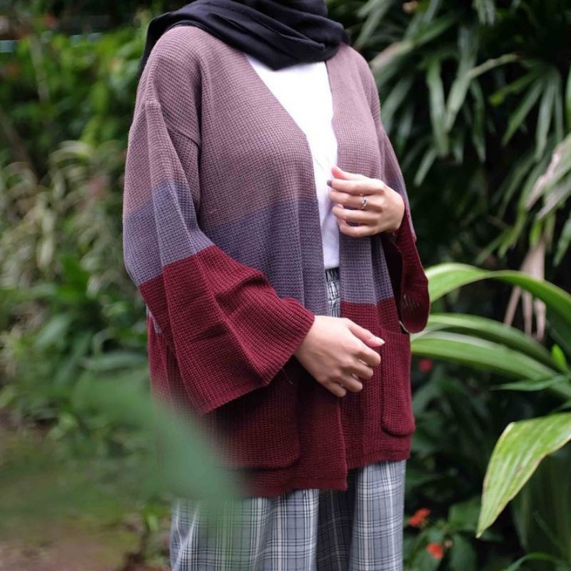 LOCCY CAMEROON CARDY OVERSIZE/OUTER CARDIGAN RAJUT OVERSIZE WANITA