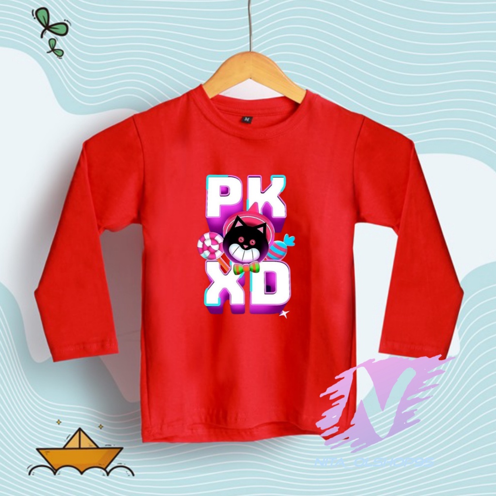 KAOS PK XD BAJU ANAK LENGAN PANJANG