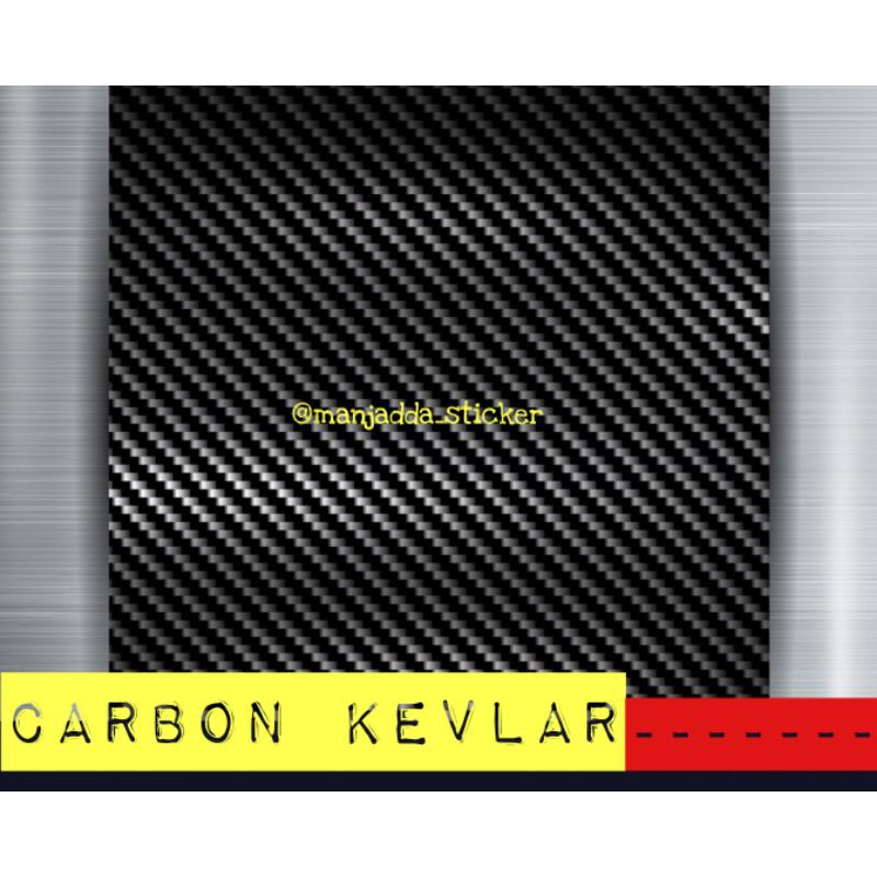 STIKER SKOTLET MOTOR CARBON KEVLAR UNTUK MOBIL DAN MOTOR