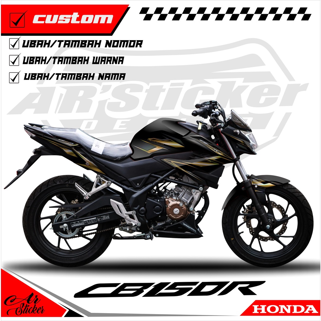 Decal Sticker Full Body CB150R New 2020 2021 2022 - Stiker Dekal Hologram, Chrome CB 150R StreetFire