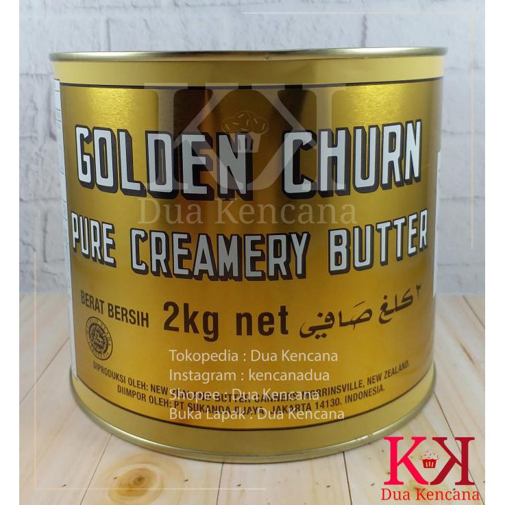 

Butter / Mentega Golden Churn Pure Creamery Butter 2 KG