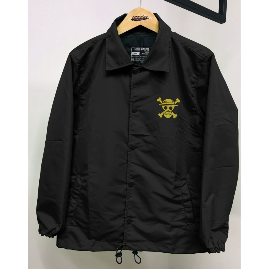 Jaket Coach One Piece Gold Black Premium Unisex