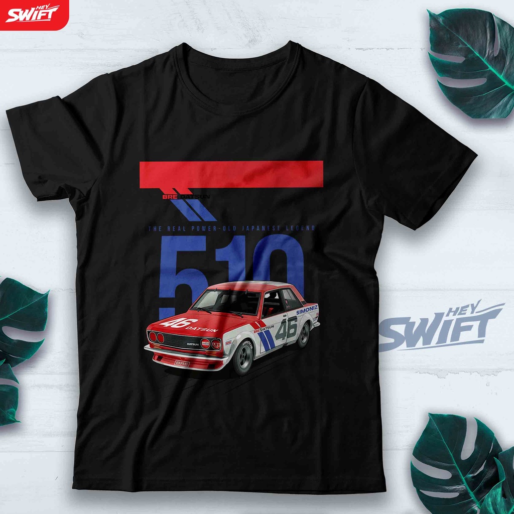 KAOS BRE DATSUN 510 - Old Japanese Legend Car TSHIRT JDM BAJU DISTRO