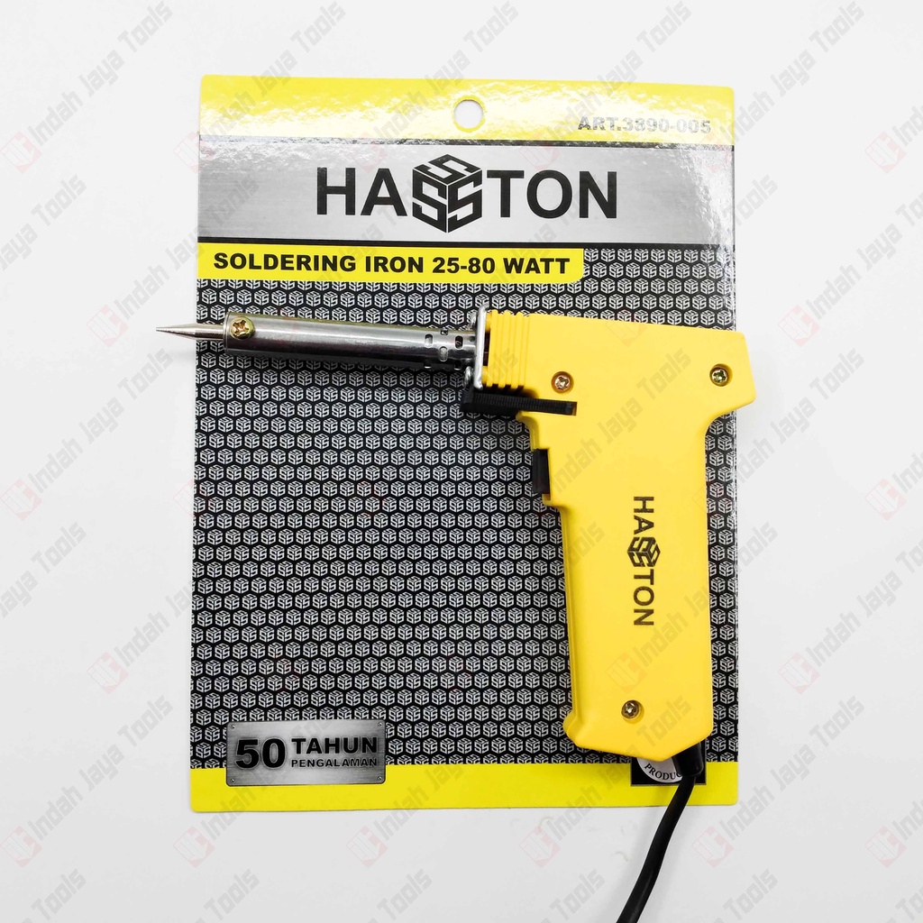 Solder Listrik 80 Watt Hasston PROHEX Ujung Lancip