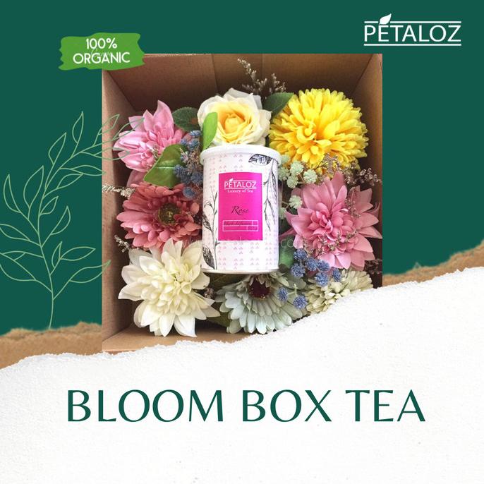 

BLOOM BOX TEA GIFT HAMPERS TEH - PARCEL TEH BUNGA MEKAR - TEA HAMPERS DSG54546WE
