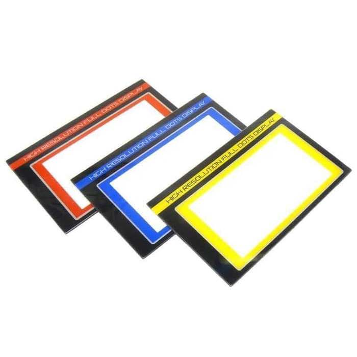 Sanwa Lcd Color Panels For M12/M12S (Red, Blue, And Yellow) Vu8290