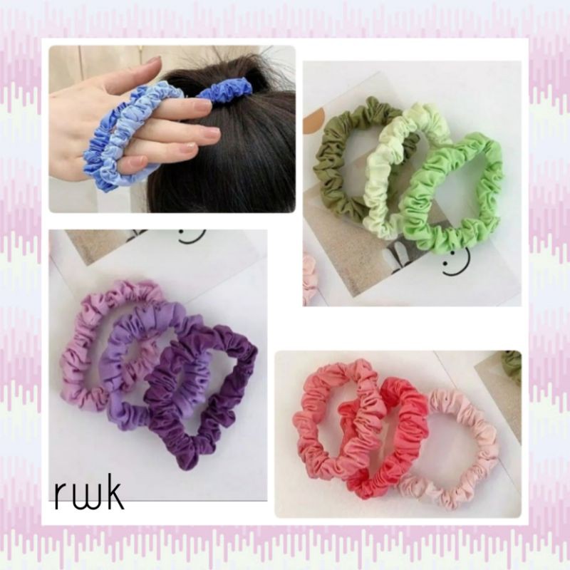 Ikat Rambut Scrunchie Mini