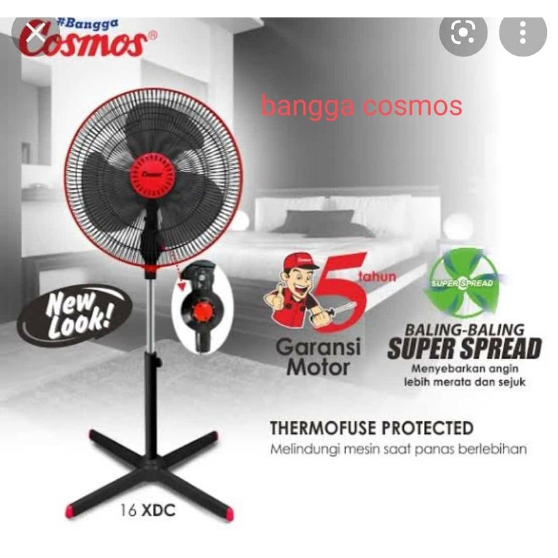 KIPAS ANGIN COSMOS 16 INCH / KIPAS STAND COSMOS