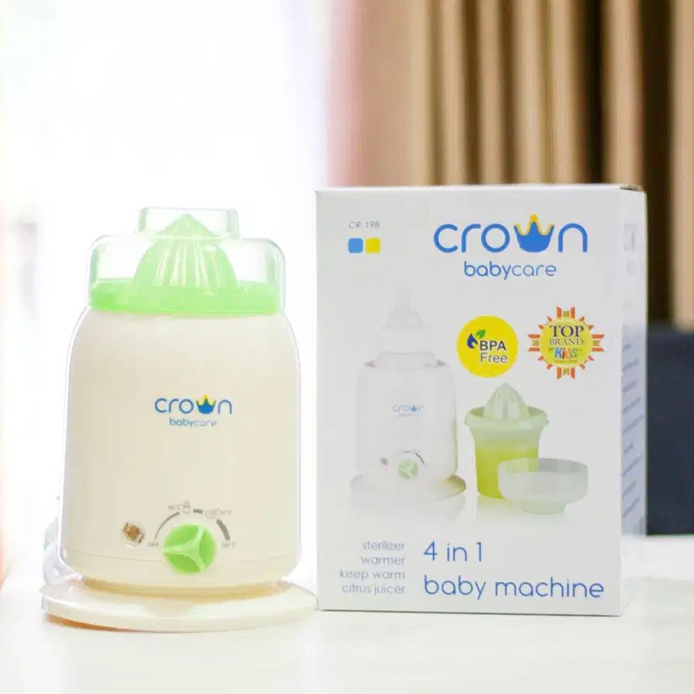 Crown Baby Care 4in1 Baby Machine CR198 Warmer and Sterilizer Steril Botol Susu Bayi