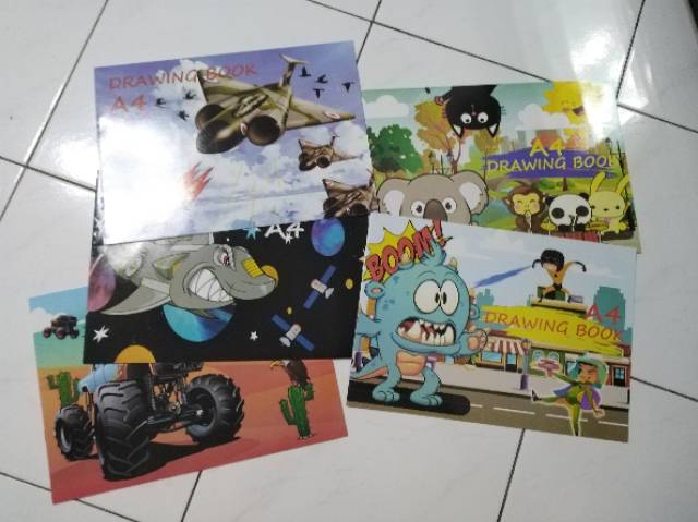 Buku gambar a4  ria 8 lembar