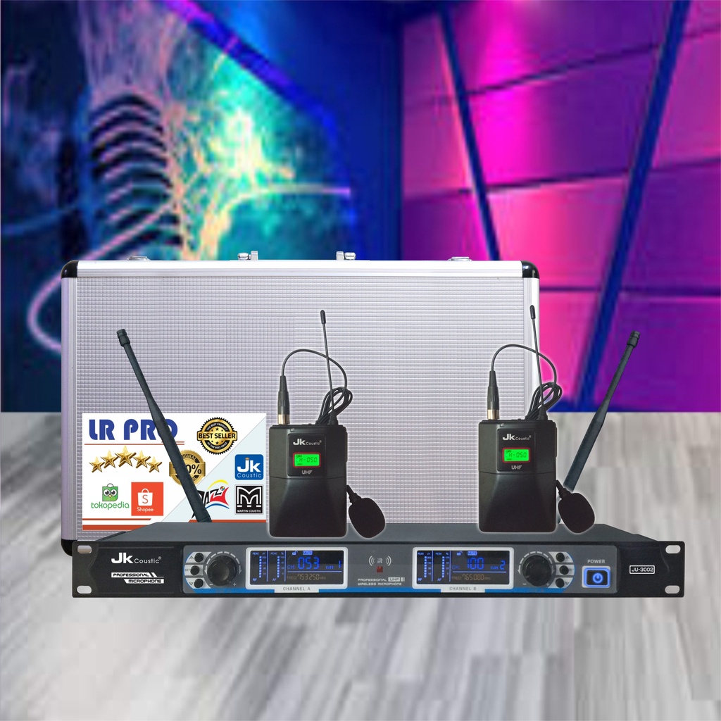 Microphone Wirelles Jk coustic JU 3002 CC ( Mic Body pack )