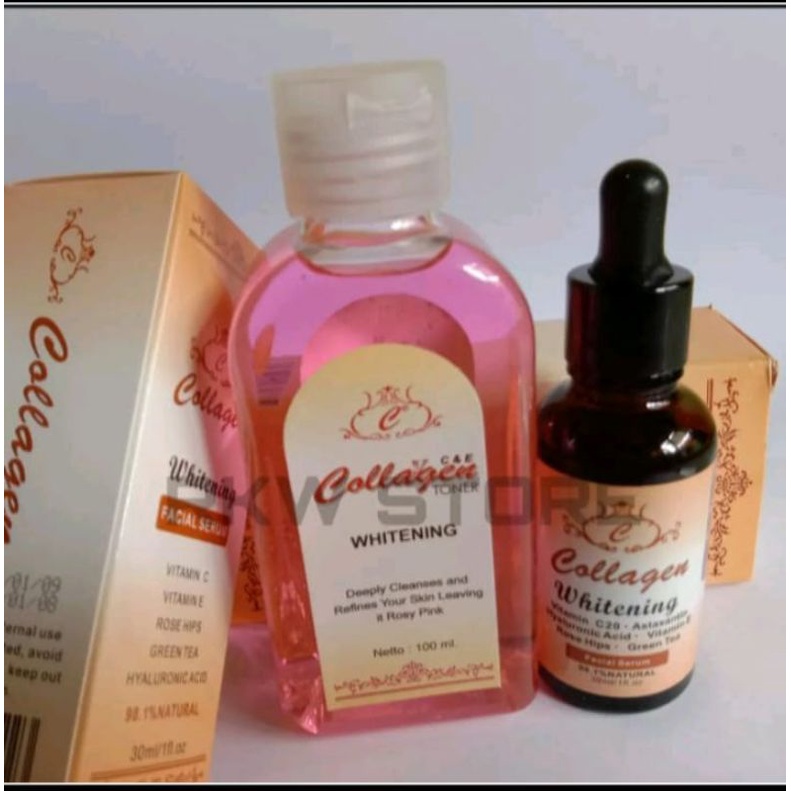 SERUM COLLAGEN &amp; TONER COLLAGEN (PAKET)