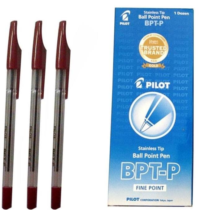

+%+%+%] Bolpoint pilot BPTP warna MERAH -