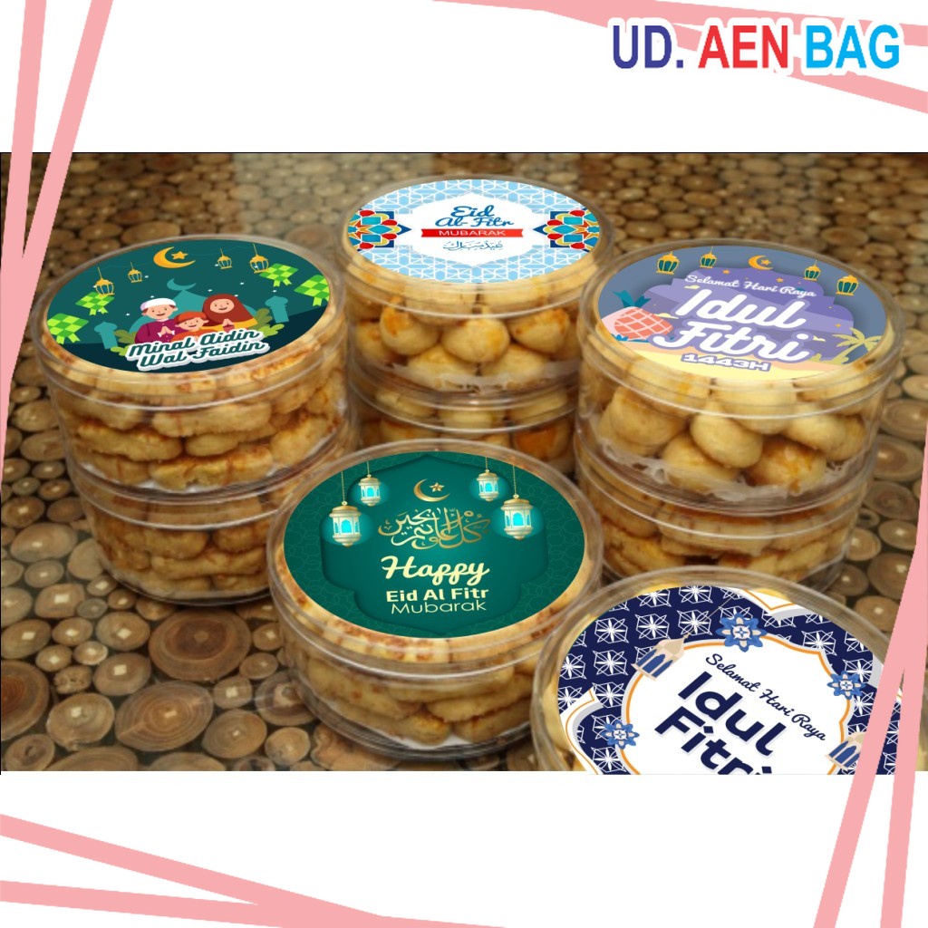 

Sticker Toples Hampers Idul Fiitri Print Bulat Custom Label Parcel Custom di ISKSTORE