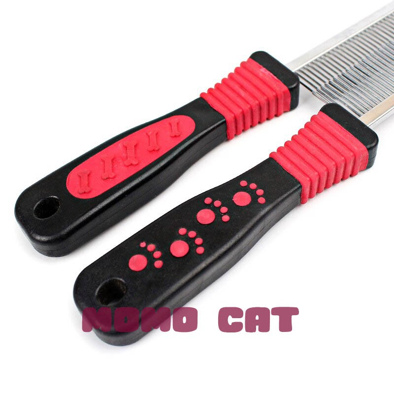 Sisir Grooming Kucing / Anjing Stainless Steel Satu dan Dua Sisi