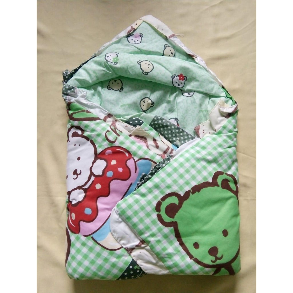 SELIMUT BAYI TOPI CHEKIDDO - SELIMUT BAYI MURAH