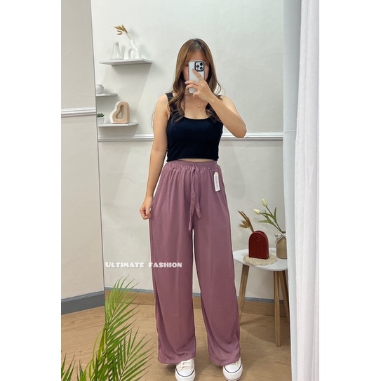 Celana Kulot Knit Import Cullote Celana Panjang 889