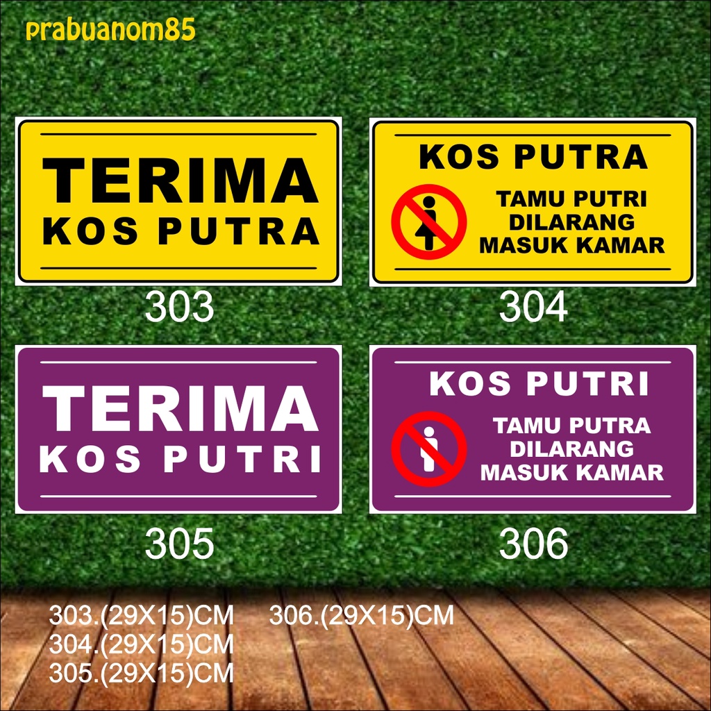 

Stiker kos, terima kos putra , terima kos putri, gembok, tamu