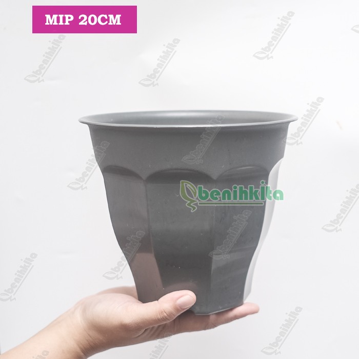 Pot Tanaman-Bunga Tinggi Warna 20cm (MIP)