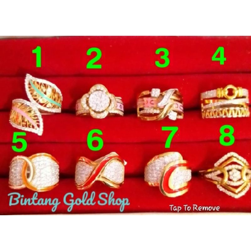 Cincin EMAS ASLI Kadar 375