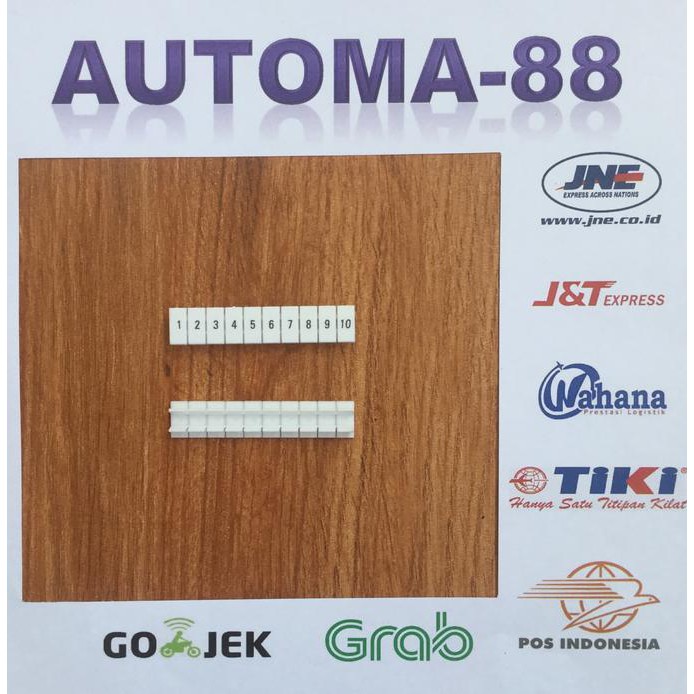 

Zb-5-1-10 Strip Marker Terminal Block Din Rail Zb5 1-10 Nomor Marker Automa88 Ayo Beli