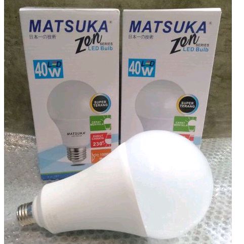 Lampu Led Bulb Matsuka Zen Series Super Terang 32/40/50Watt