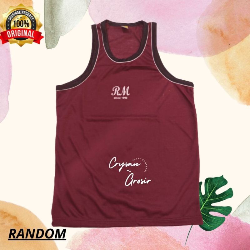 Baju Kaos Singlet Pria Dewasa Futsal Singlet Olahraga Cowok Jumbo