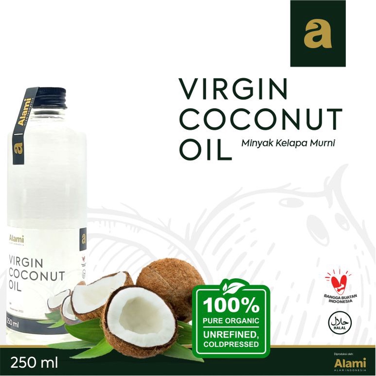 VCO Virgin Coconut Oil 250 ml  | minyak kelapa murni | 100% Organic | Alami alam indonesia