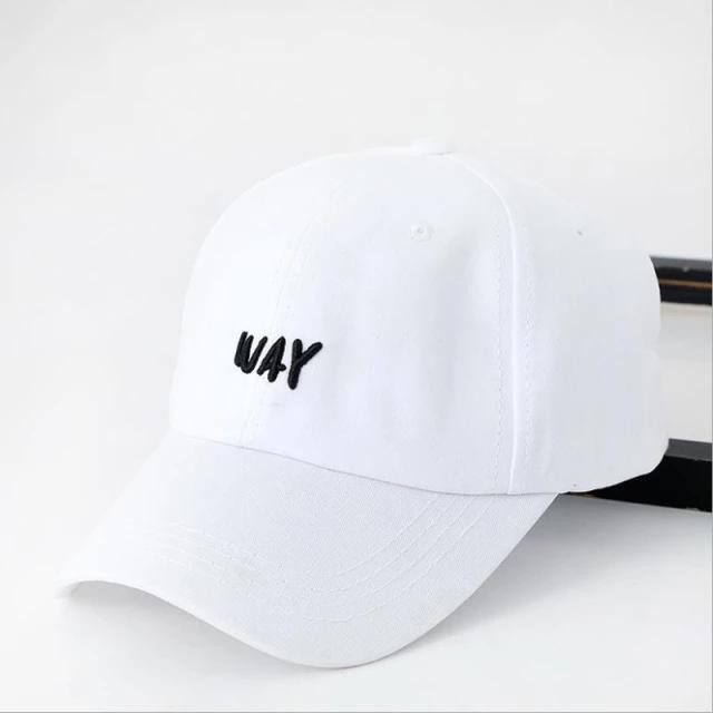 Topi Baseball Cap Way Terpopuler Topi Pria Wanita Kekinian Material Catton Premium (COD)