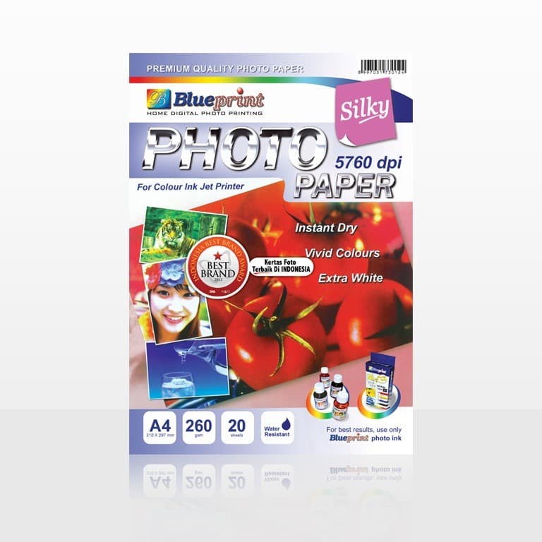 

BLUEPRINT SILKY PHOTO PAPER A4 260 GSM (TOMAT) (BP-SPA4260)