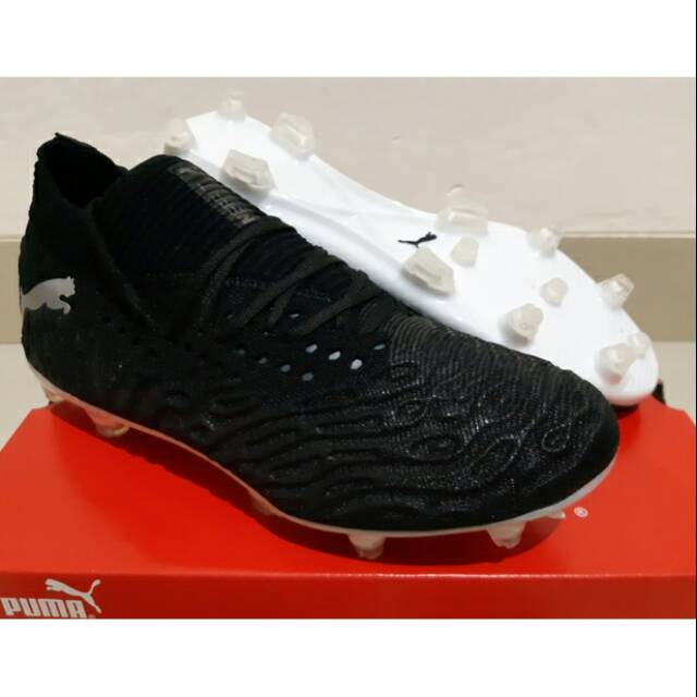 Sepatu Bola Puma Future netfit 19.1 Black White