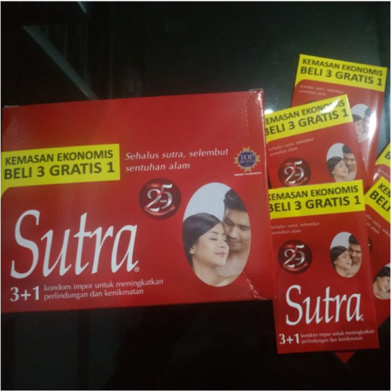 KONDOM SUTRA MERAH ISI 3