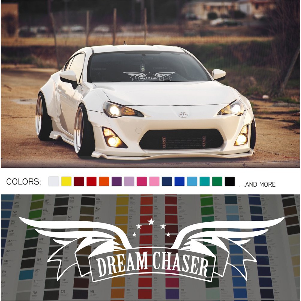 Sticker Cutting Bahan Oracal stiker mobil dream caster stiker kaca depan mobil all mobil livina seda