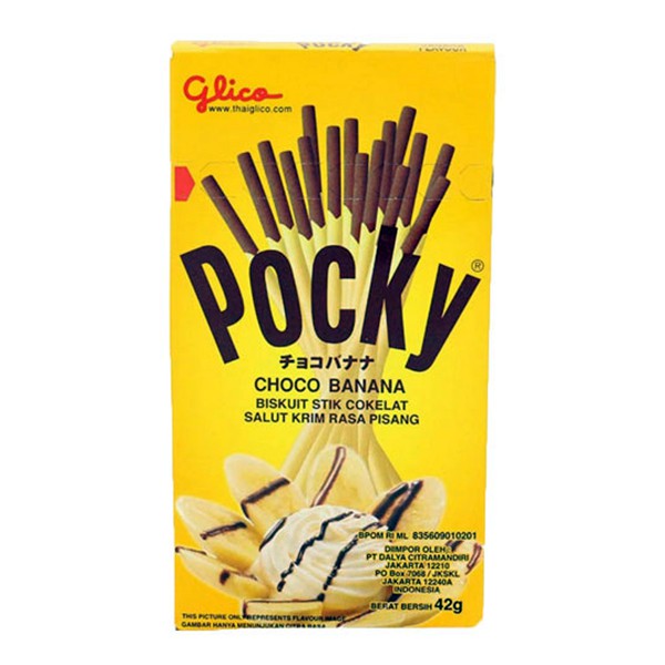 Promo Harga Glico Pocky Stick Choco Banana 42 gr - Shopee