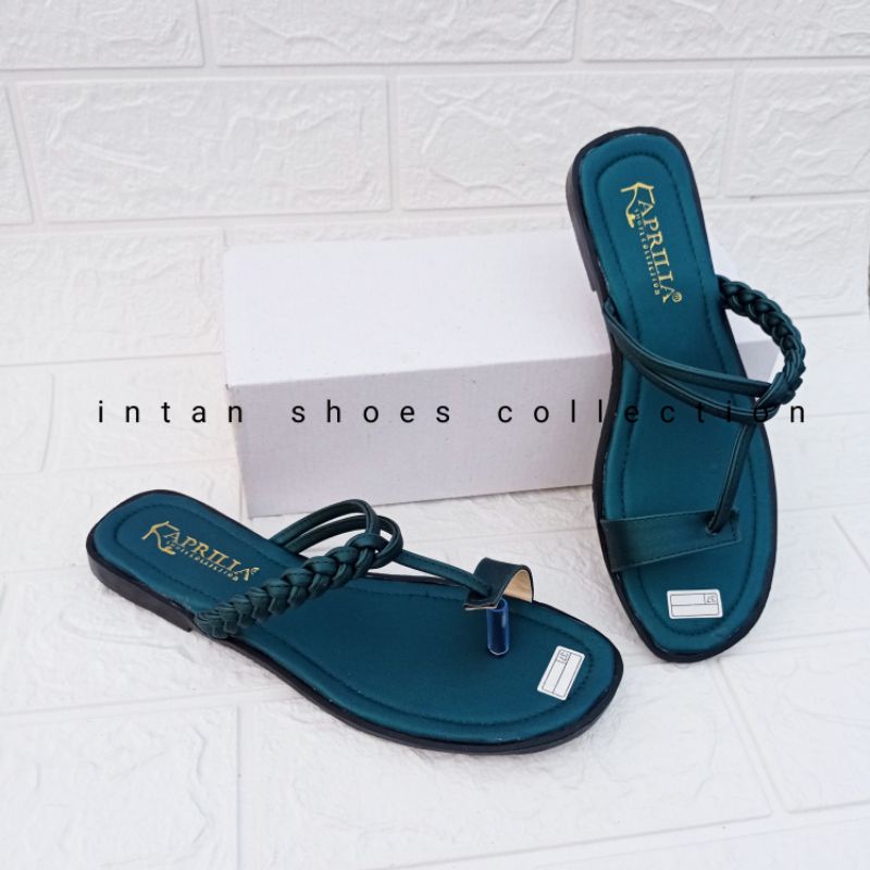 Sandal anyam LS-001/sendal kepang/sandal slip on/sandal teplek/sandal jepit wanita/sandal terbaru