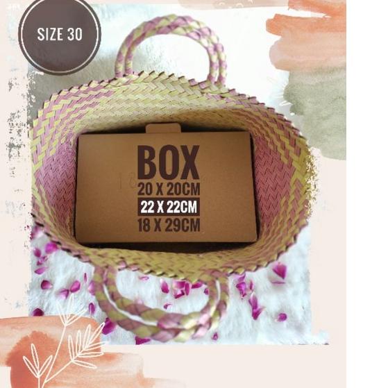 ⚡GROSIR⚡ tas anyaman  size 30 Jumbo / Tas Nasi Box 20 22 / Tas Anyaman murah / tas  plastik / tas se