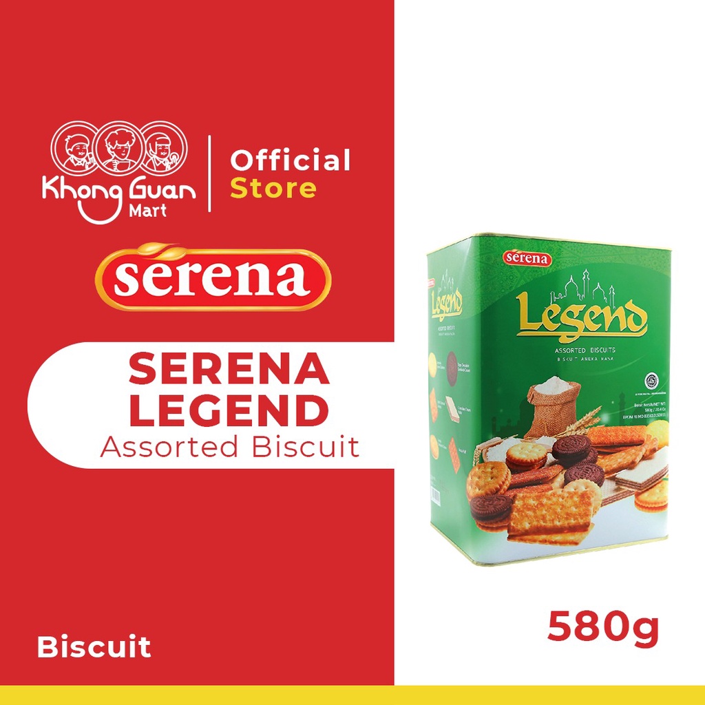 

SERENA Assorted Biscuits Legend Segi Tin 580 Gram