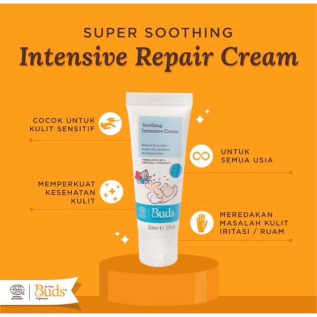 Buds baby super soothing intensive repair cream