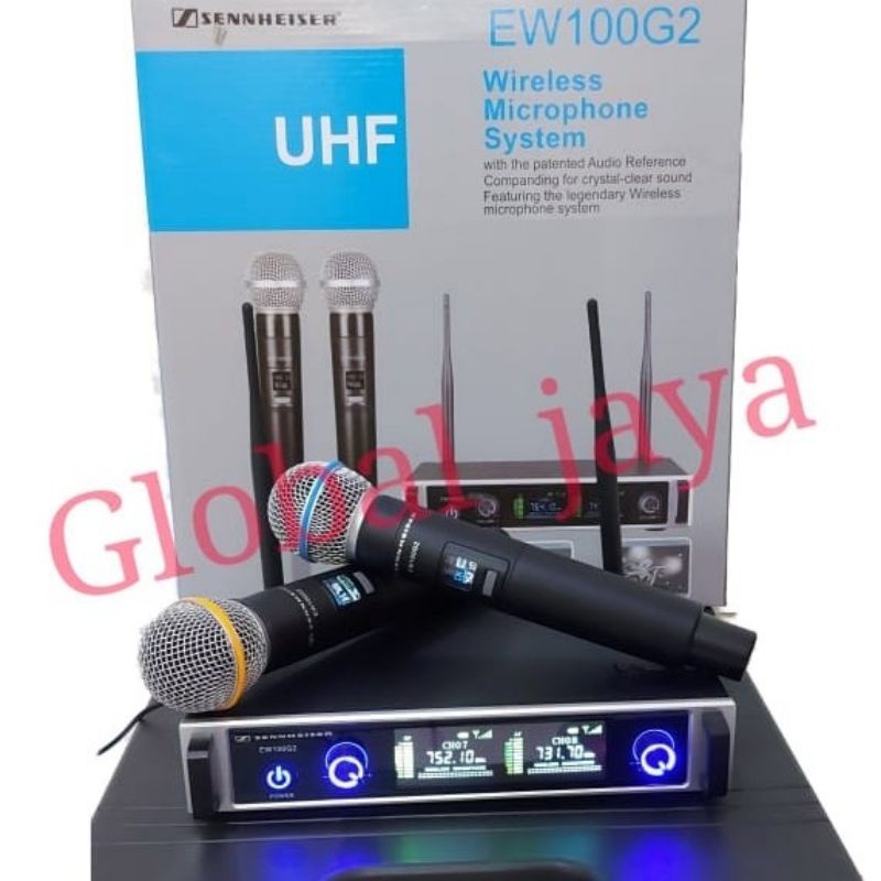 mic wireless sennheiser ew 100G2 free koper wireless microphone EW100