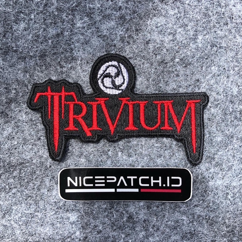 Patch Emblem Band Metal Trivium Emblem Bordir Murah Keren