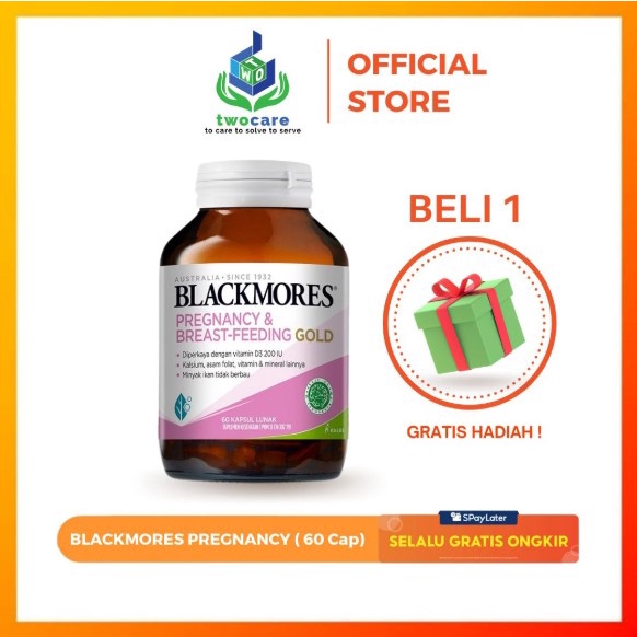 BLACKMORES PREGNANCY AND BREASTFEEDING GOLD BPOM KALBE - 60 kapsul