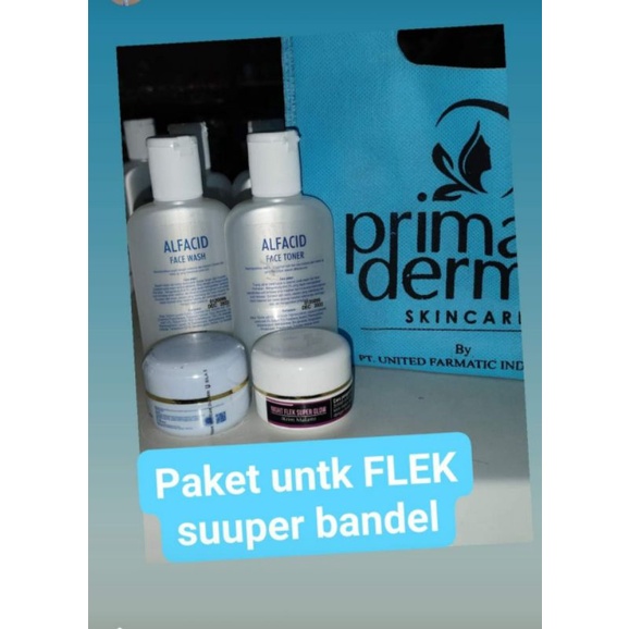 BPOM Prima Derma Paket Flek Super Glow untuk flek membandel